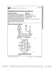 DS3486 datasheet pdf National Semiconductor