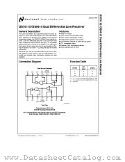DS75115 datasheet pdf National Semiconductor