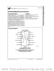 DS7820 datasheet pdf National Semiconductor