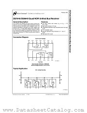 DS7640 datasheet pdf National Semiconductor