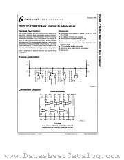 DS7837 datasheet pdf National Semiconductor