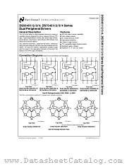 DS75452 datasheet pdf National Semiconductor