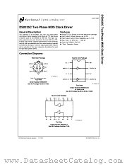 DS0025C datasheet pdf National Semiconductor