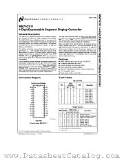 MM74C911 datasheet pdf National Semiconductor