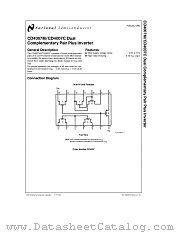 CD4007C datasheet pdf National Semiconductor