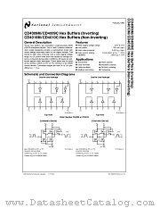 CD4010C datasheet pdf National Semiconductor
