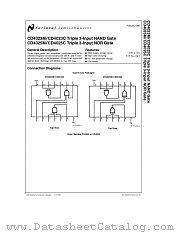 CD4023C datasheet pdf National Semiconductor