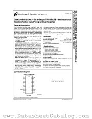 CD4034BC datasheet pdf National Semiconductor