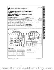 CD4044BC datasheet pdf National Semiconductor