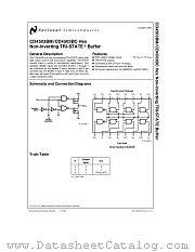 CD4503BC datasheet pdf National Semiconductor