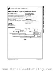 MM5453 datasheet pdf National Semiconductor