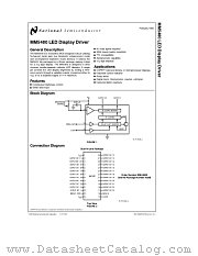 MM5480 datasheet pdf National Semiconductor