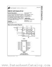MM5481 datasheet pdf National Semiconductor
