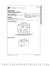 DM74ALS02 datasheet pdf National Semiconductor