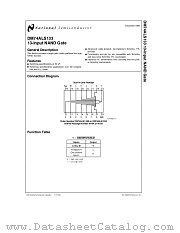 DM74ALS133 datasheet pdf National Semiconductor