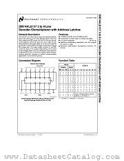 DM74ALS137 datasheet pdf National Semiconductor
