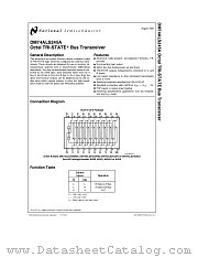 DM74ALS245A datasheet pdf National Semiconductor