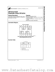 DM74ALS1032A datasheet pdf National Semiconductor