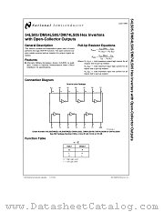 54LS05 datasheet pdf National Semiconductor