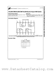 DM74LS08 datasheet pdf National Semiconductor