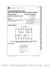 DM54LS09 datasheet pdf National Semiconductor