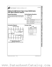 DM54LS12 datasheet pdf National Semiconductor