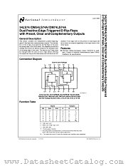 DM54LS74A datasheet pdf National Semiconductor