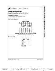 DM54LS86 datasheet pdf National Semiconductor