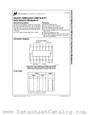 54LS151 datasheet pdf National Semiconductor