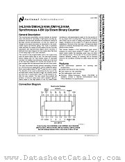 54LS169 datasheet pdf National Semiconductor