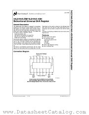 54LS194A datasheet pdf National Semiconductor