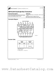DM74LS243 datasheet pdf National Semiconductor