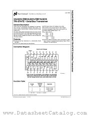 DM54LS245 datasheet pdf National Semiconductor