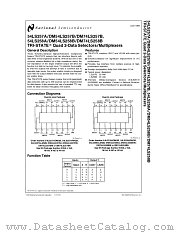 DM74LS257B datasheet pdf National Semiconductor
