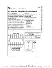 DM54LS259 datasheet pdf National Semiconductor