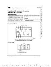 DM74LS365A datasheet pdf National Semiconductor