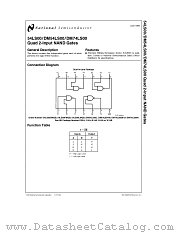 DM74LS00 datasheet pdf National Semiconductor