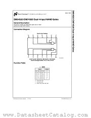 DM74S20 datasheet pdf National Semiconductor