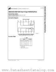 DM54S40 datasheet pdf National Semiconductor