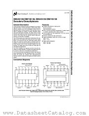 DM54S138 datasheet pdf National Semiconductor