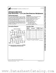 DM54S253 datasheet pdf National Semiconductor