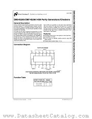 DM74S280 datasheet pdf National Semiconductor