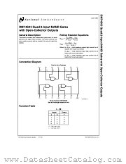 DM74S03 datasheet pdf National Semiconductor