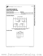 DM7402 datasheet pdf National Semiconductor