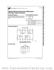 DM7403 datasheet pdf National Semiconductor