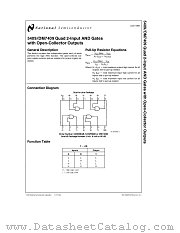 DM7409 datasheet pdf National Semiconductor