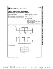 DM5417 datasheet pdf National Semiconductor