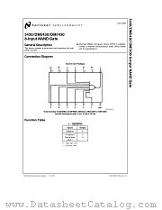 DM7430 datasheet pdf National Semiconductor