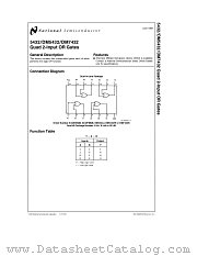 DM7432 datasheet pdf National Semiconductor