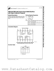 DM7438 datasheet pdf National Semiconductor